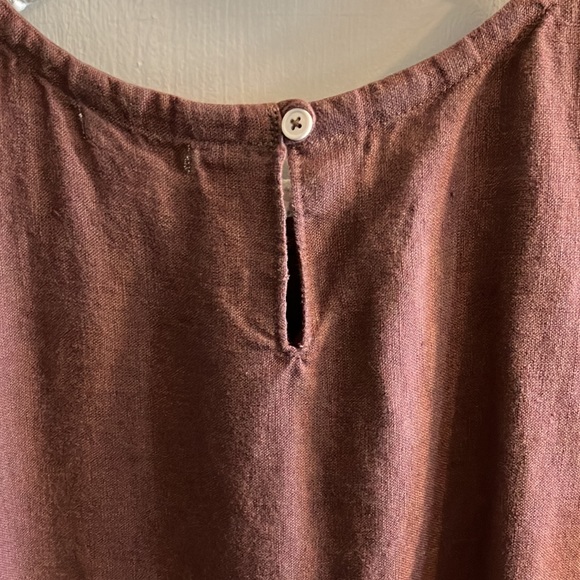 Kyra Jane tiered 100% linen dress - Picture 4 of 4